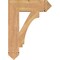 Ekena Millwork Imperial Arts & Crafts Smooth Bracket, Western Red Cedar, 5 1/2"W x 22"D x 30"H BKT06X22X30IMP03SWR - alternate 2